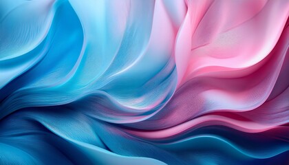 Obraz premium A Close Up Of A Blue And Pink Abstract Background With A Blury Effect