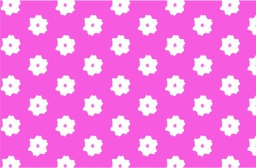 seamless floral pattern pink design