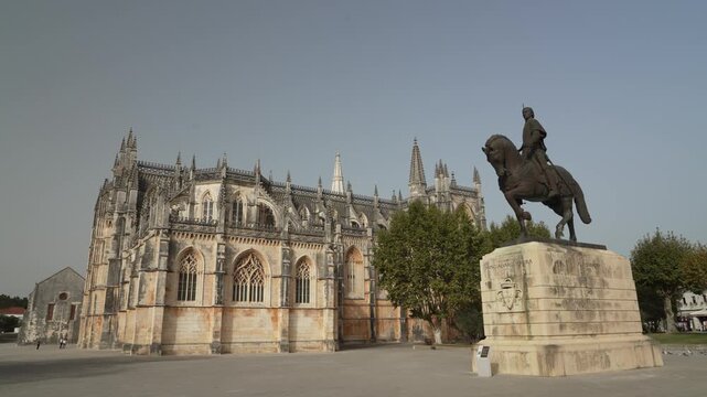 Mosteiro de Santa Maria de Vitoria, Monastery of Saint Mary of the Victory, a big dominican convent built in gothic style.