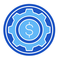 Fototapeta premium Cog Icon Element For Design 
