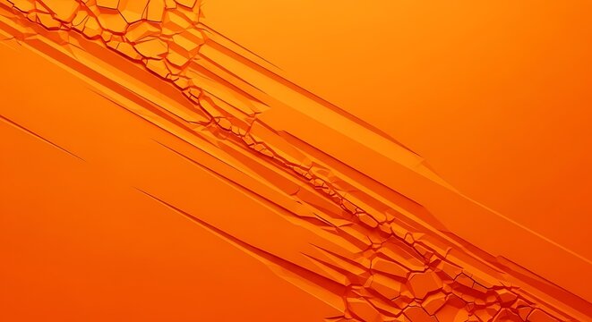 Orange Abstract Background with Diagonal Lines.