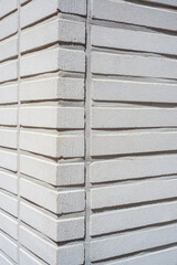 Sleek White Brick Wall Architectural Texture Design