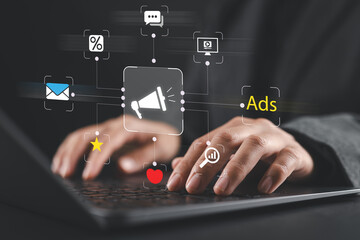 Digital marketing strategy. Announce promotions and campaigns via email and social media. Marketer...