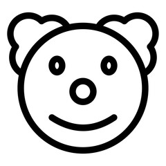 clown mask icon