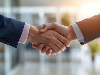 handshake between two businessmen