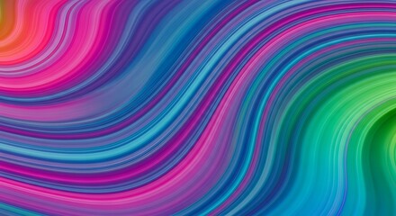 Vibrant Abstract Swirling Colors.