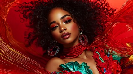 Bold fashion portrait