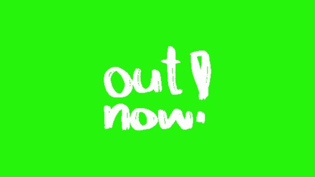 Release animation on green screen