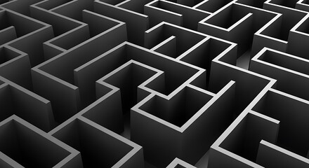 Intricate Maze Design.