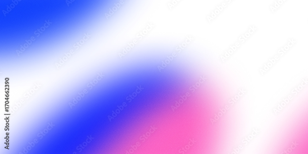 Wall mural abstract element with blue and pink glowing gradient with noise texture
