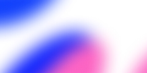 Abstract element with blue and pink glowing gradient with noise texture