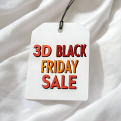 Black Friday sale sign on a wall