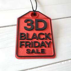 Black Friday sale sign on a wall