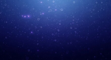 Obraz premium Abstract Deep Blue Underwater Scene.