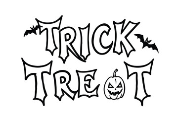 halloween alphabet set design art symbol fashion icon