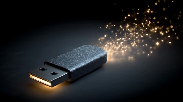 Flash drive data transfer