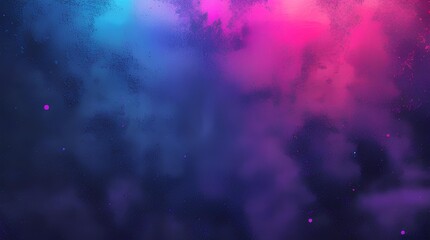 Fototapeta premium Abstract gradient background with grainy texture, blending deep blue and violet tones into vibrant pink and purple
