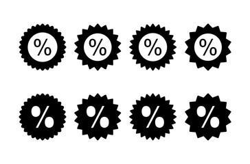 Discount icon logo design. Discount tag sign and symbol