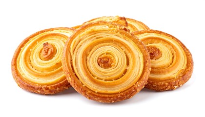 Fototapeta premium Stack of round pastries