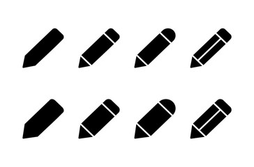 Pencil icon logo design. pen sign and symbol. edit icon vector