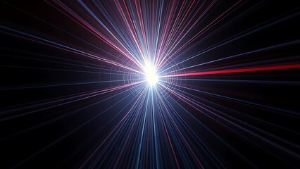 Concentric magnetic field lines of pure light warping space around a laser beam.