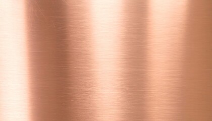 Polished copper surface with light reflections