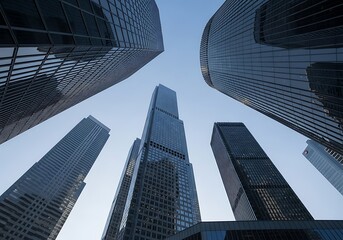 Chicago Skyscrapers, Urban Skyline, Modern Architecture.