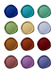 シーリングワックスのデザインセット（ランキング 認定証 表彰 バッジ）