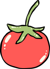 Hand Drawn Tomato Illustration