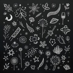 Seamless vintage floral pattern with ornate birds and leaves, a decorative botanical illustration for fabric design or wallpaper