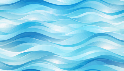 Serene Blue Waves Abstract Background - Water, Ocean, Sea Ripple Pattern. Calming, flowing design for presentations, websites, design templates.
