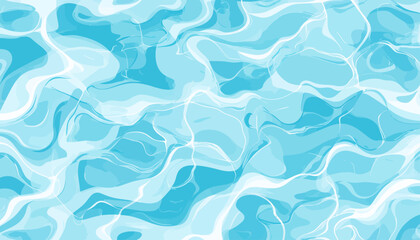 Calm Blue Water Ripples Abstract Background for Summer, Travel, Wellness and Spa Marketing Materials