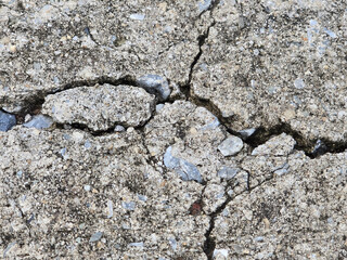 cracked concrete wall background, close up
