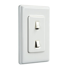 White double wall switch