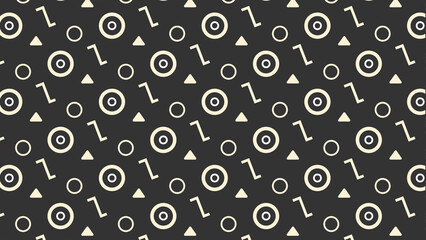 Vector confetti pattern design multi coloured