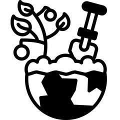 Tree Planting mixed icon