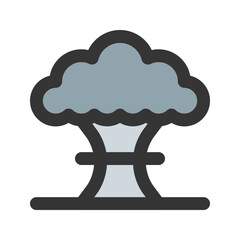 explosion outline fill icon