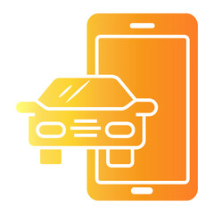 taxi Gradient icon