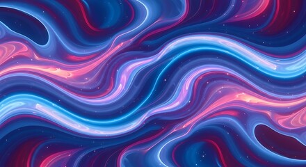 Obraz premium Abstract Colorful Flowing Liquid Design.