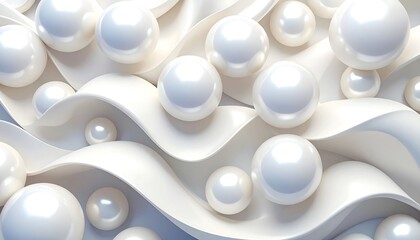 Abstract white pearl backdrop