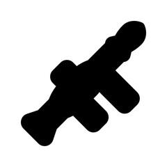 bazooka glyph icon