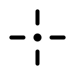 crosshair glyph icon
