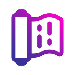 scroll gradient icon