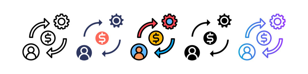 Automated Lending line icon
