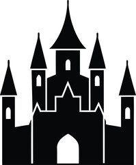 Fototapeta premium castle vector illustration