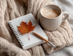 Cozy Autumn Still Life with Coffee