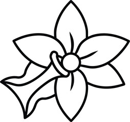 vector illustration of a flower