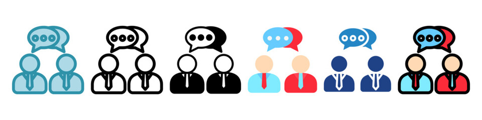 Communicate Icon Mini Illustration Icon. Use For Modern Concept, Print, Ui, Ux Kit, Web And App Development. Vector Related To Office, Education, Examination And More