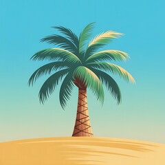 palm trees on the beach
