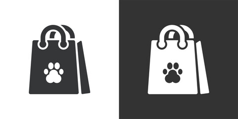Pet shop icon. Solid glyph series icon